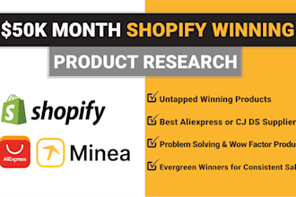 find your shopify dropshpping winning product research