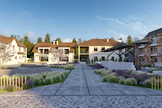 do sketchup 3d models and realistic lumion or d5 renders