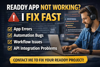 setup readdy ai app website automation integration replit