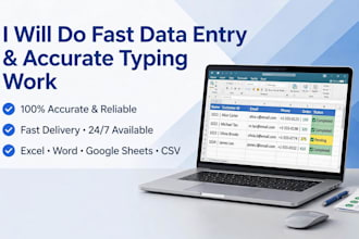 data entry and fast typing