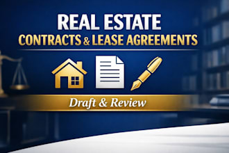 drafts review real estate contracts lease agreements and property agreements