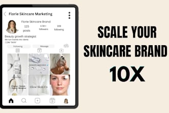 grow your skincare brand on instagram professionally