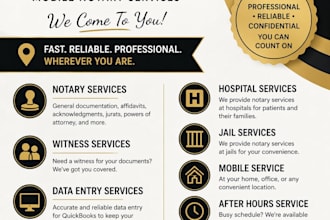 do mobile notary for home and business