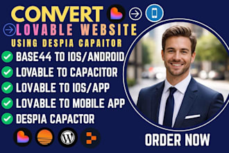 fix convert lovable or base44 website to ios android app using despia capacitor