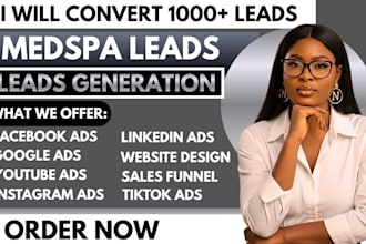 verified medspa leads medical spa leads clinic leads botox leads facebook ads