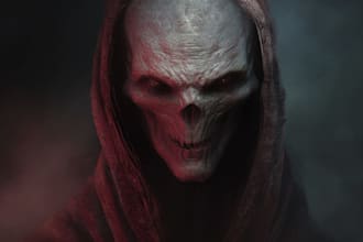 draw terrifying horror characters with a fantasy twist