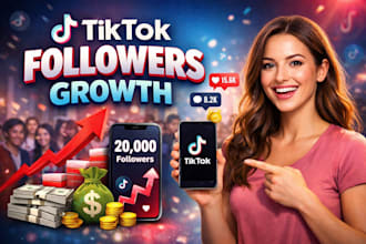 get you 20,000 tik tok followers, monetization