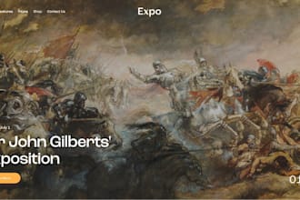 do art gallery business website