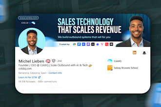 design facebook, twitter, and linkedin covers