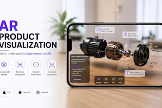 develop augmented reality ar app android, ios using unity, arcore, arkit