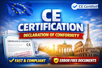 handle ce compliance and declaration for all product categories
