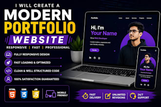 create a simple portfolio websites