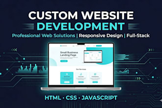 build a custom website or landing page