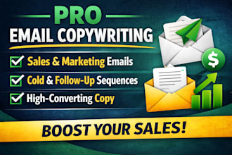 write high converting sales emails and email marketing copy