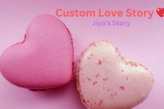 write a personalized romantic love story for you