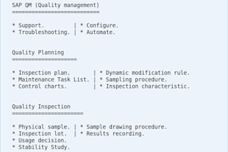 automate and configure the sap qm module