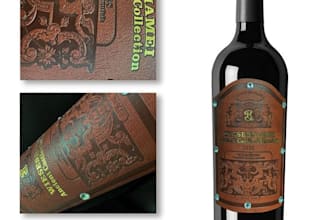 design custom luxury wine, whiskey, vodka and cigar logo label