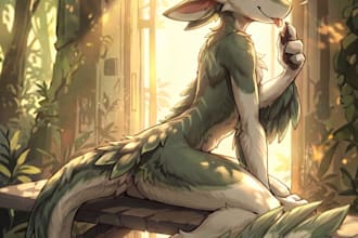 create anthro or furry character art using ai