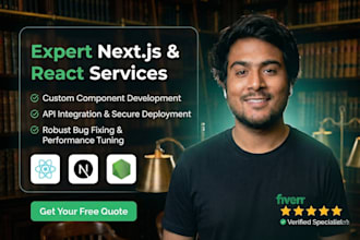 fix react js and next js bugs and errors in 1 day