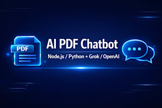build an ai chatbot that answers questions from your PDF or document