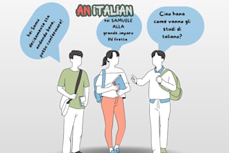 be your italian conversation partner for practice
