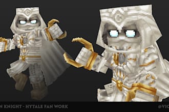 make full asset logo server minecraft hytale or banner animate