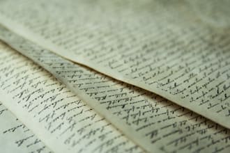 write official handwritten applications and personal letters neatly