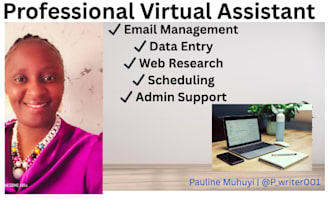 be your reliable virtual assistant for admin support