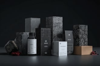 create coffee label and packaging design