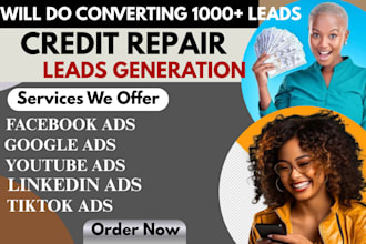 credit repair leads credit repair services debt repair facebook ads video ads