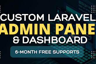build a secure laravel admin dashboard with analytics and API integration