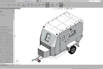 design caravan, kiosks, trailers, food trucks for manufacturing