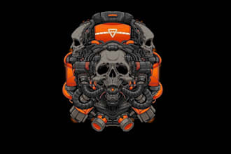 make an exceptional steampunk logo for your brand and any graphics