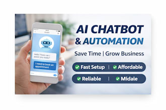 build ai chatbots or automate your tasks