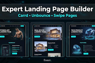 build cro landing page on optimizepress swipe page carrd unbounce page deign