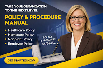write a customized policy and procedure manual your business