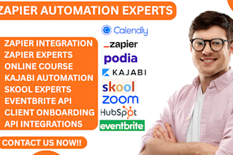 automate zapier n8n kajabi podia skool eventbrite calendly zoom hubspot slack