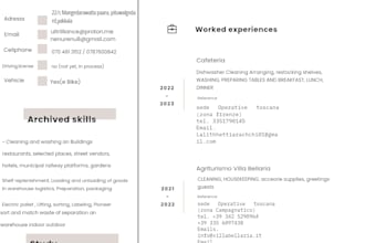 write or improve your professional resume and CV