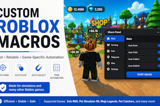 create custom game bots, macros and afk automation scripts ahk