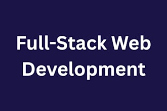 build a full stack web application