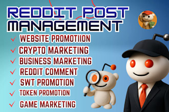 do viral reddit SEO post for business website ecommerce ai app with comment