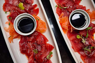 create custom high end recipes and fine dining menus