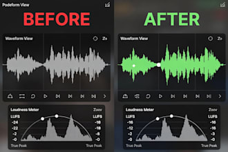 be your podcast editor for weekly podcast audio editing