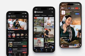 build live streaming app, music streaming app, ott app, video streaming website