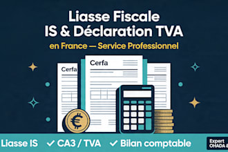 etablir votre liasse fiscale is et declarer votre tva en france