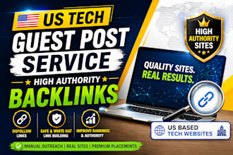 publish US tech guest post service with high authority backlinks