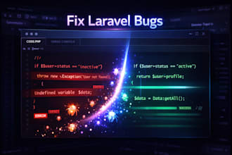 fix urgent laravel bugs and server issues fast