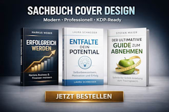 professionelles buchcover design für sachbücher