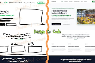 convert your figma or image design to clean HTML and CSS