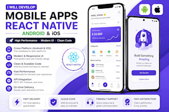 create a react native mobile app